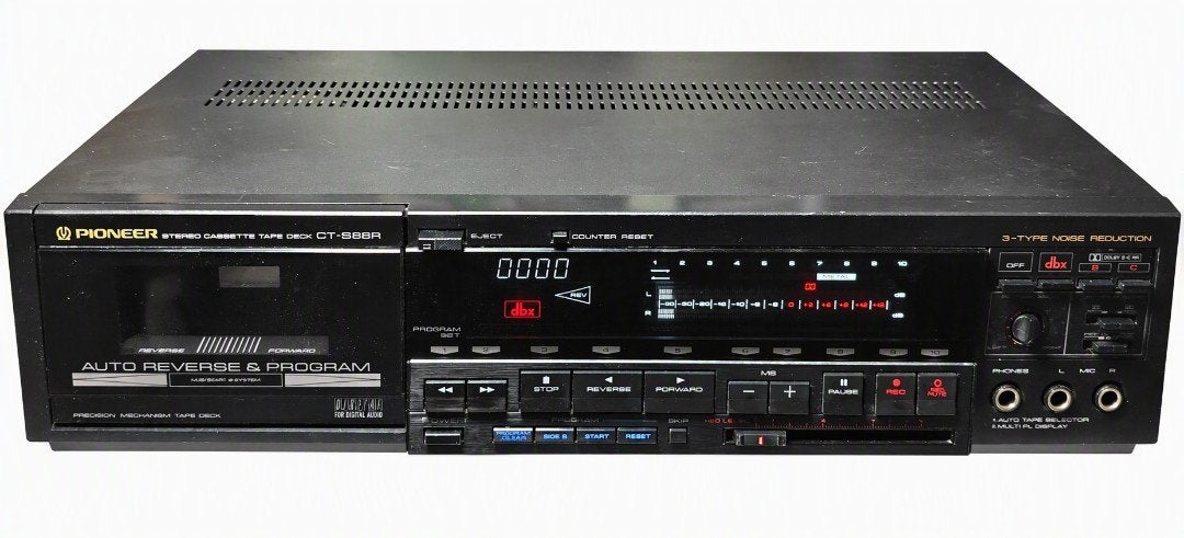 Pioneer CT-S88R cassettedeck, DBX, Autoreverse, Dolby B,C, Ophalen of Verzenden, Enkel, Overige merken, Auto-reverse