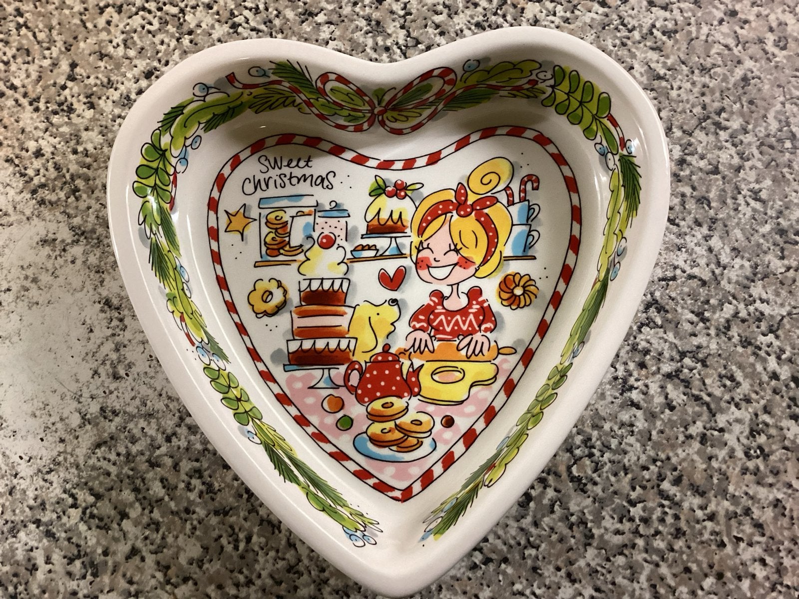 Blond Amsterdam Hartjes Kerstschaal - Zo goed als nieuw, Keramiek, Ophalen of Verzenden, Overige stijlen, Blond Amsterdam