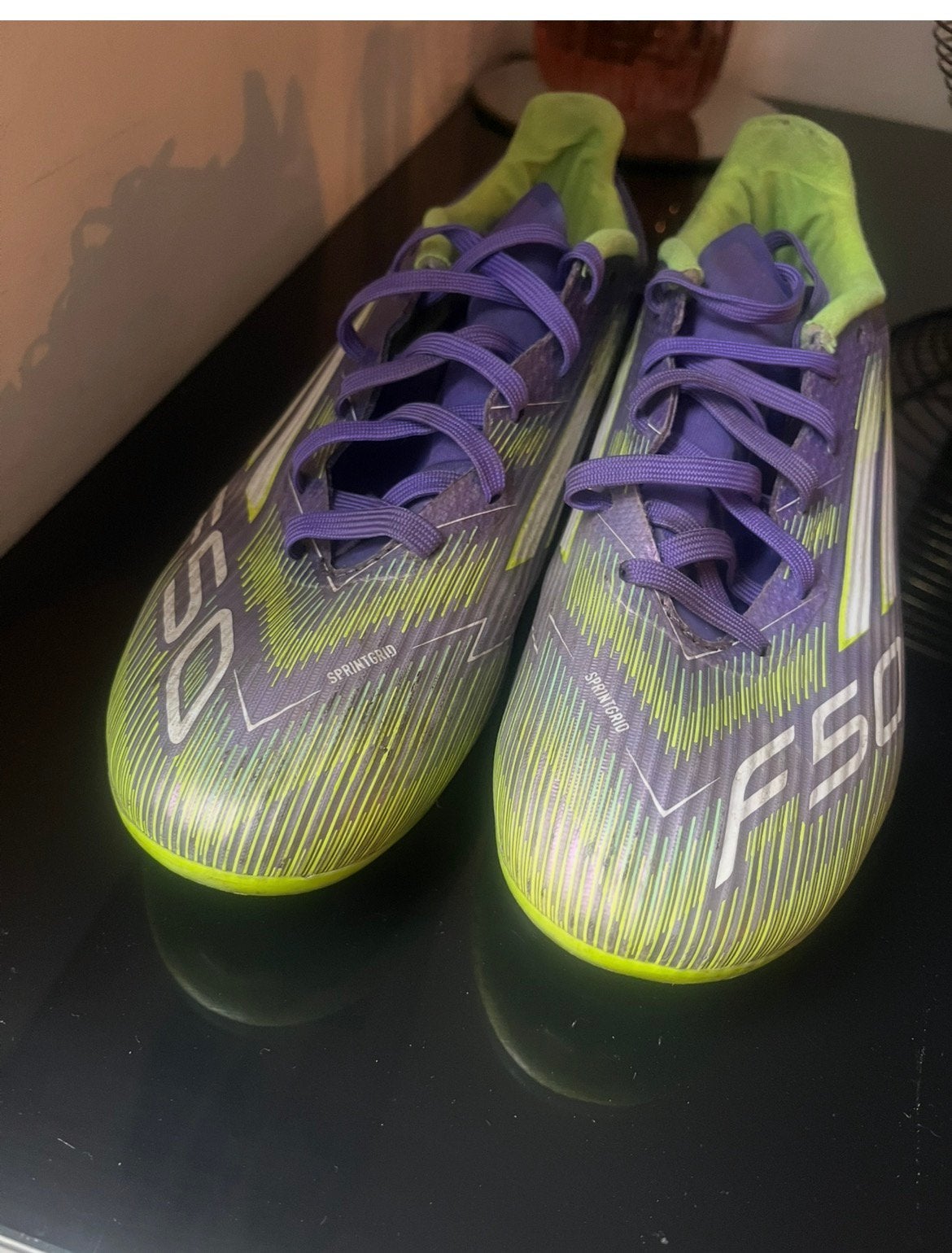 Mooie Adidas voetbalschoenen maat 39 2/3, Ophalen, Gebruikt, Maat XS of kleiner, Schoenen