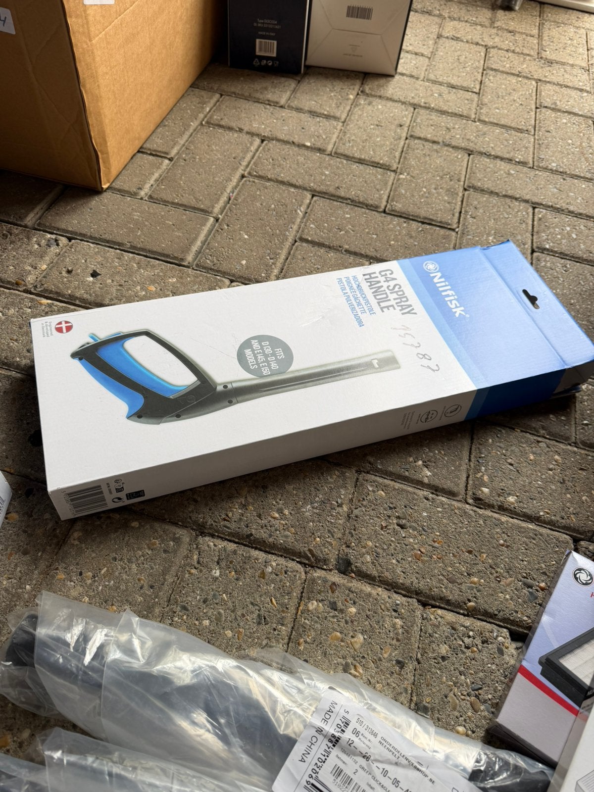 Partij Nilfisk delen en onderdelen nieuw, Ophalen of Verzenden, Zo goed als nieuw, Elektrisch