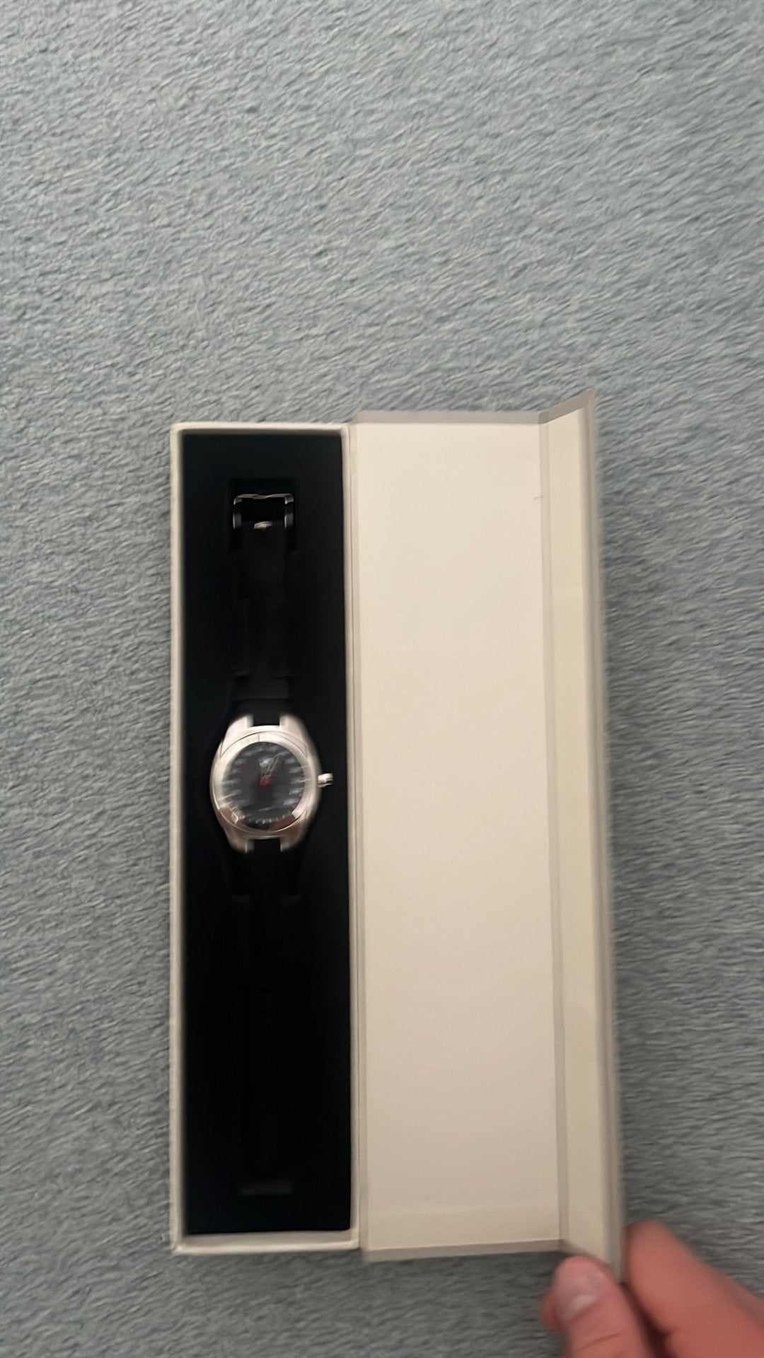 Zeldzaam BMW horloge exl, Overige merken, Staal, Met bandje, Polshorloge