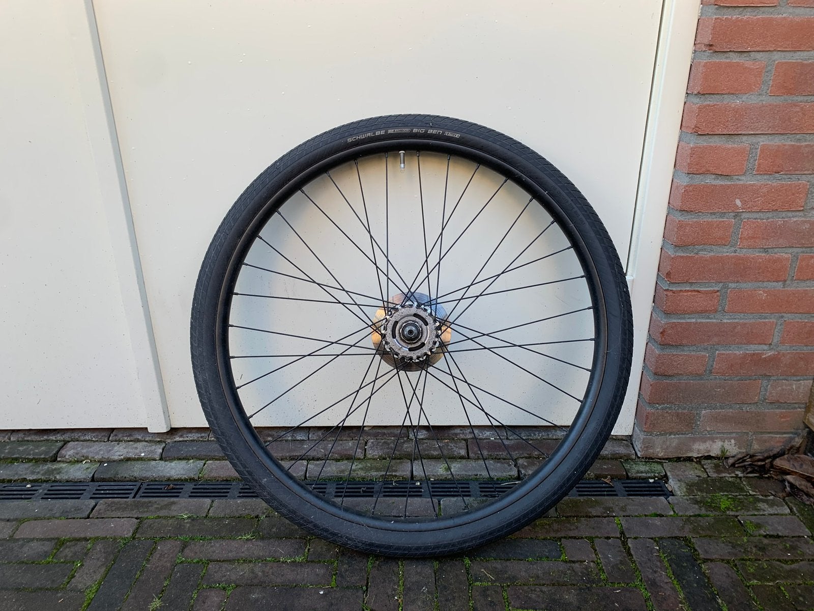 VanMoof S3 Achterwiel origineel goedwerkend, VanMoof, Verlichtingsset, Ophalen of Verzenden, Zo goed als nieuw