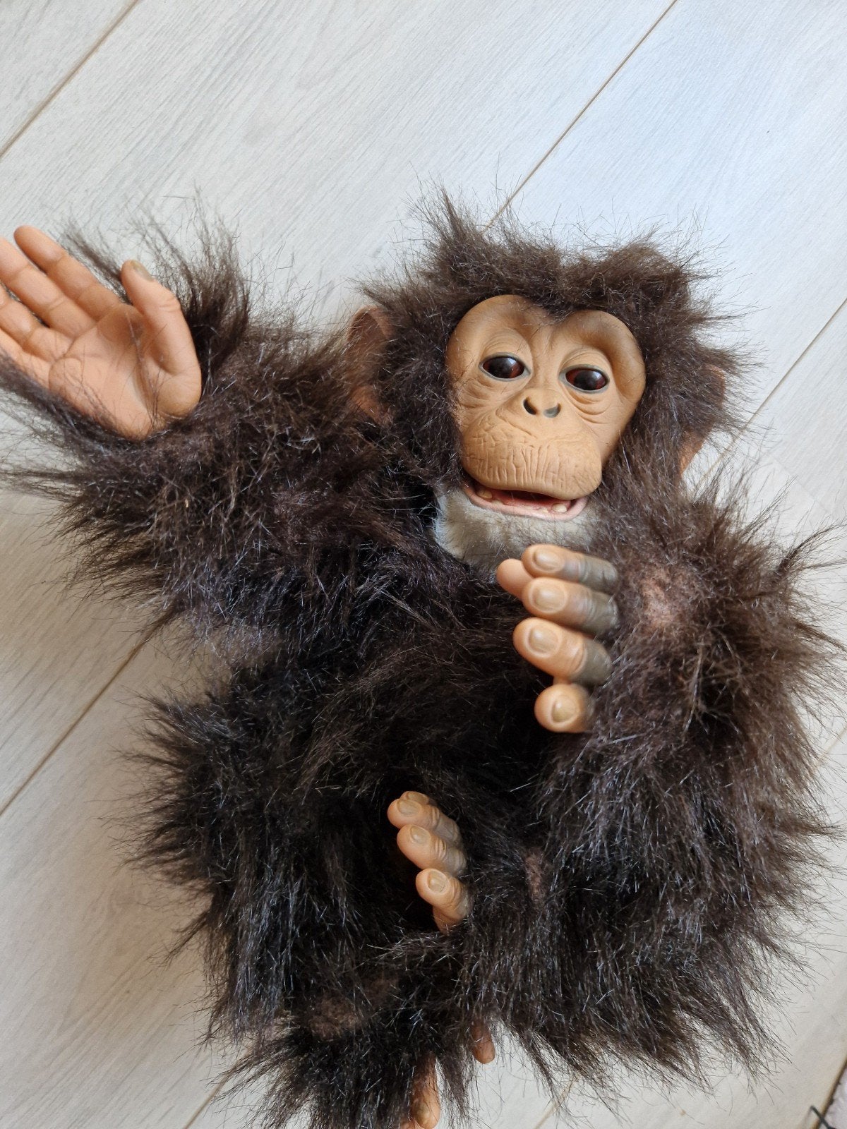 2005 furreal friends cuddle chimpy hasbro aap aapje chimp, Ophalen of Verzenden