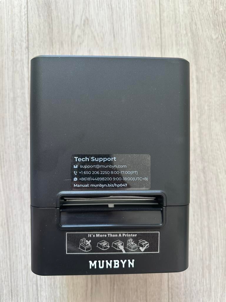 MUNBYN ITPP905 Thermal Receipt Printer 80mm, Computers en Software, Printers, Ophalen, Zo goed als nieuw