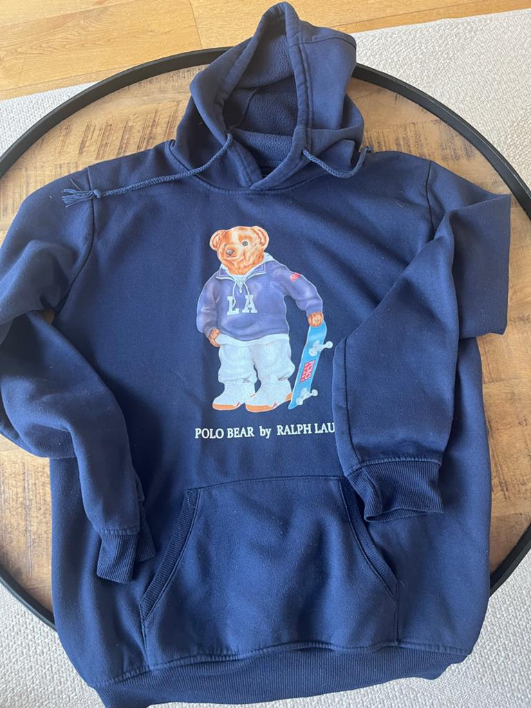 Polo Bear by Ralph Lauren Hoodie Maat M, Ophalen of Verzenden, Maat 48/50 (M), Blauw
