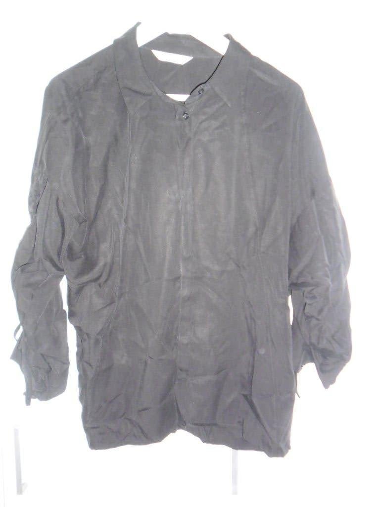 Yaya Women Zwarte Blouse Met Geknoopte Mouwen Maat 40 NIEUW, Kleding | Dames, Maat 38/40 (M), Zwart, Nieuw, Ophalen of Verzenden