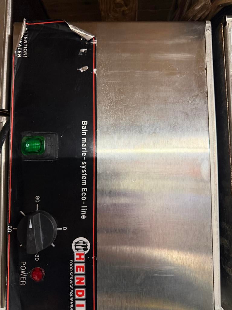 Hendi Bain Marie Eco-line - 6 stuks, 1200W per stuk, Ophalen of Verzenden, Gebruikt, Overige typen