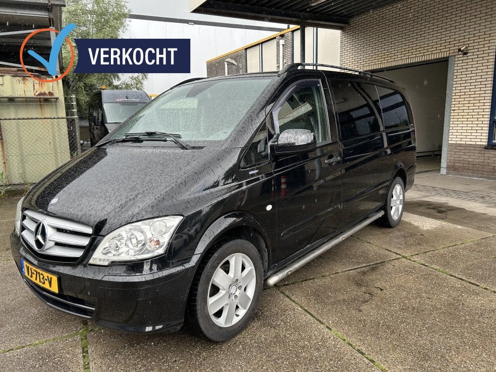 Mercedes-Benz Vito 116 CDI 320 L DUBBELE CABINE AUT AIRCO, Euro 5, Stof, Gebruikt, 4 cilinders