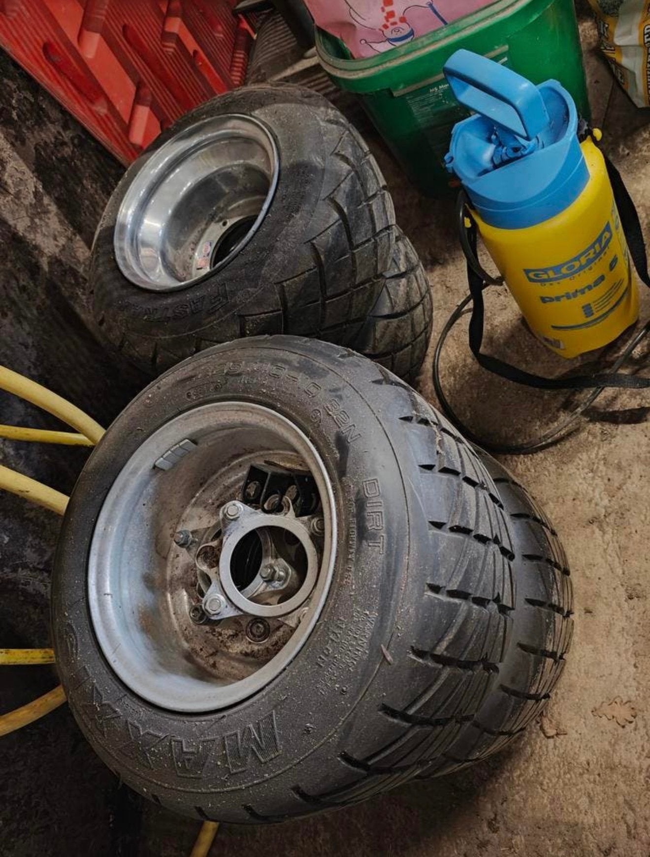 Quad banden met velgen, Ophalen, Zo goed als nieuw, Overige typen