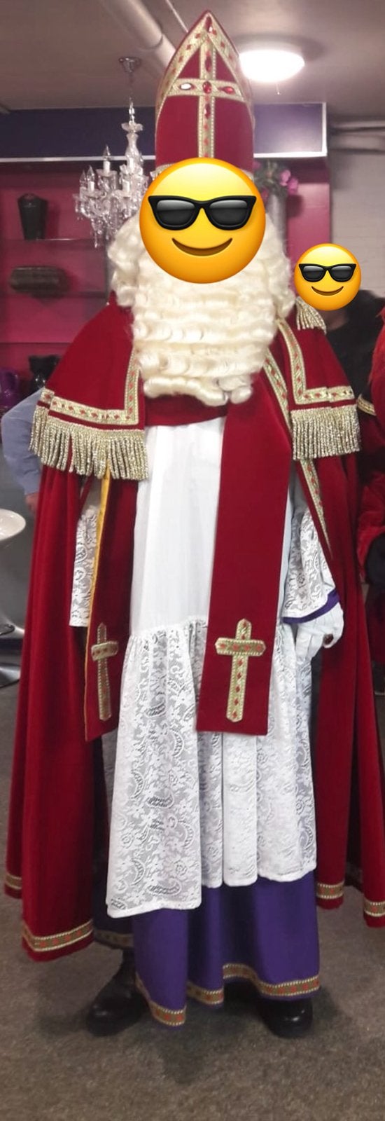 Sinterklaas kostuum ‘Bram’, Diversen, Ophalen of Verzenden, Gebruikt