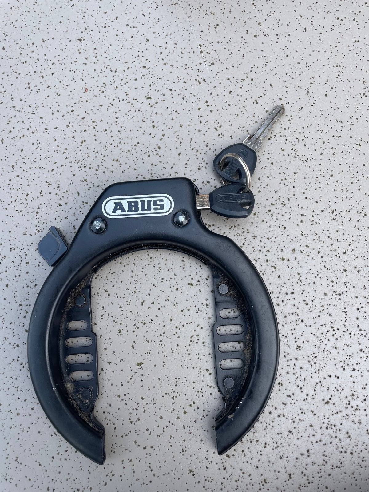 ABUS Ringslot met sleutels, Ophalen of Verzenden, Gebruikt, Ringslot