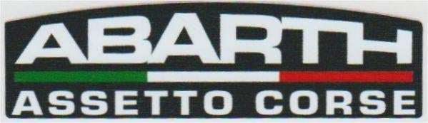 Fiat Abarth Assetto Corse sticker #3, Auto diversen, Autostickers, Ophalen of Verzenden