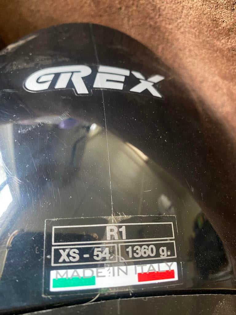 GREX R1 Jethelm Zwart - Maat XS (54), Overige merken, XS, Heren, Jethelm