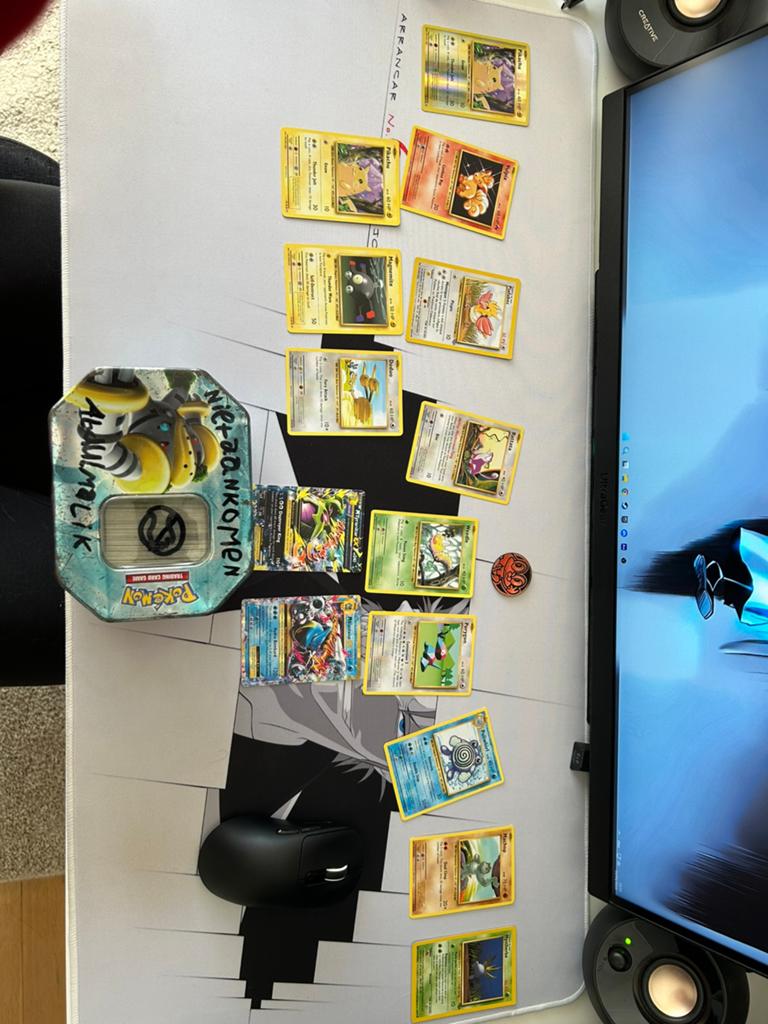 Oude pokemon kaarten, Ophalen of Verzenden, Gebruikt, Meerdere kaarten