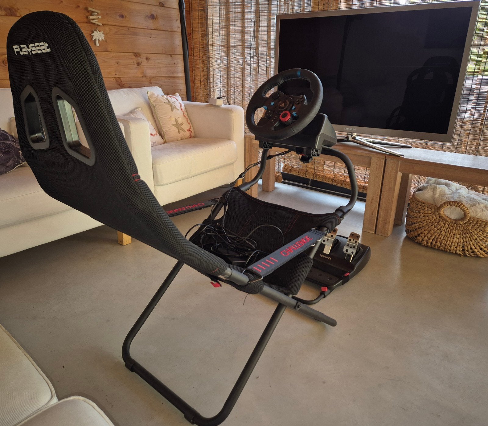Logitech Playseat compleet PS/PC/Xbox, Ophalen, Zo goed als nieuw