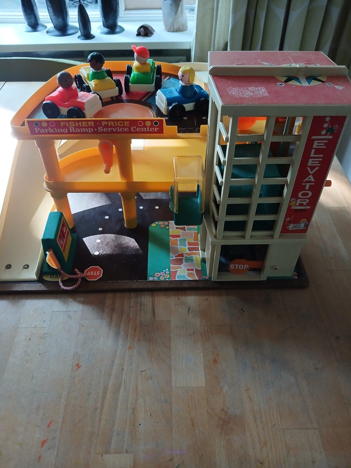 vintage fisher price garage, Ophalen, Speelset