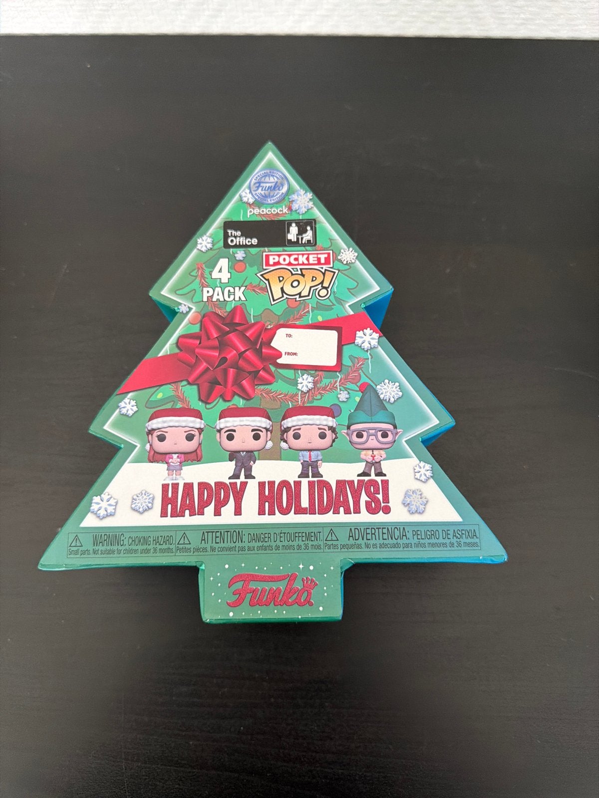 Funko Pocket Pop! The Office Kerst 4-pack, Ophalen of Verzenden, Zo goed als nieuw