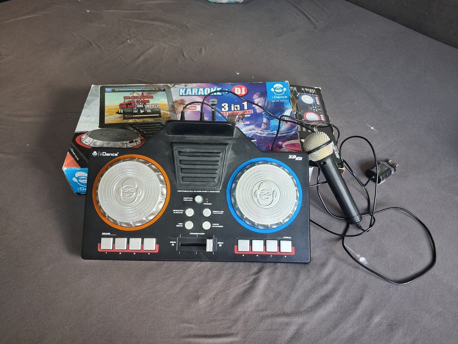 iDance XD101 Draagbare 3-in-1 Party Machine met Microfoon, Ophalen of Verzenden