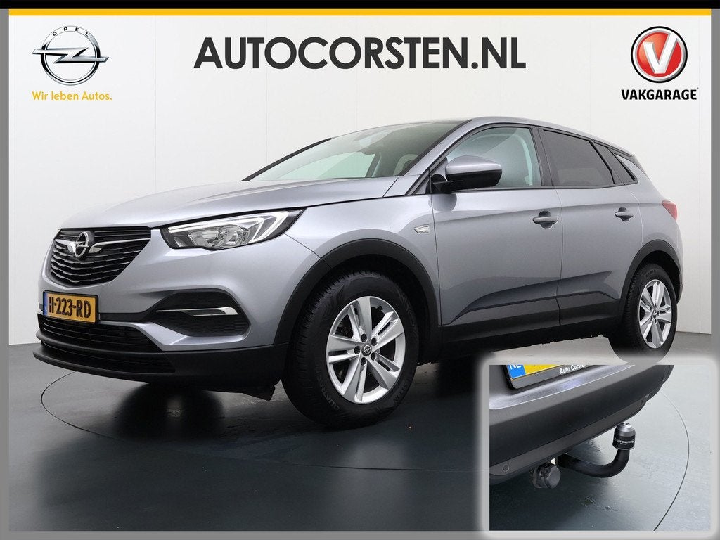 Opel Grandland X 1.2T 131PK Trekhaak Navi Ecc Pdc Apple Carp, Auto's, Opel, Voorwielaandrijving, Stof, Gebruikt, Origineel Nederlands