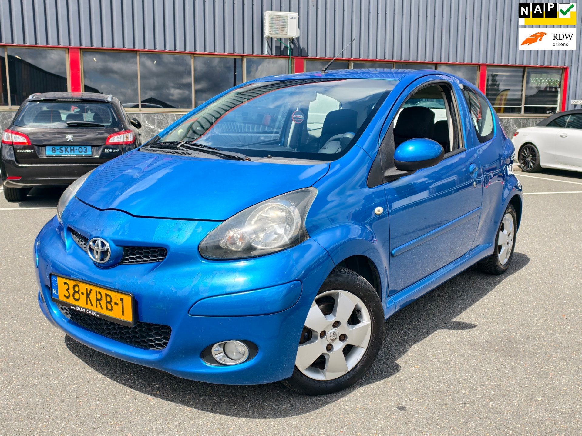 Toyota Aygo 1.0-12V Dynamic Blue // AIRCO / ELEKTR RAMAN / N, Voorwielaandrijving, Stof, Gebruikt, 68 pk