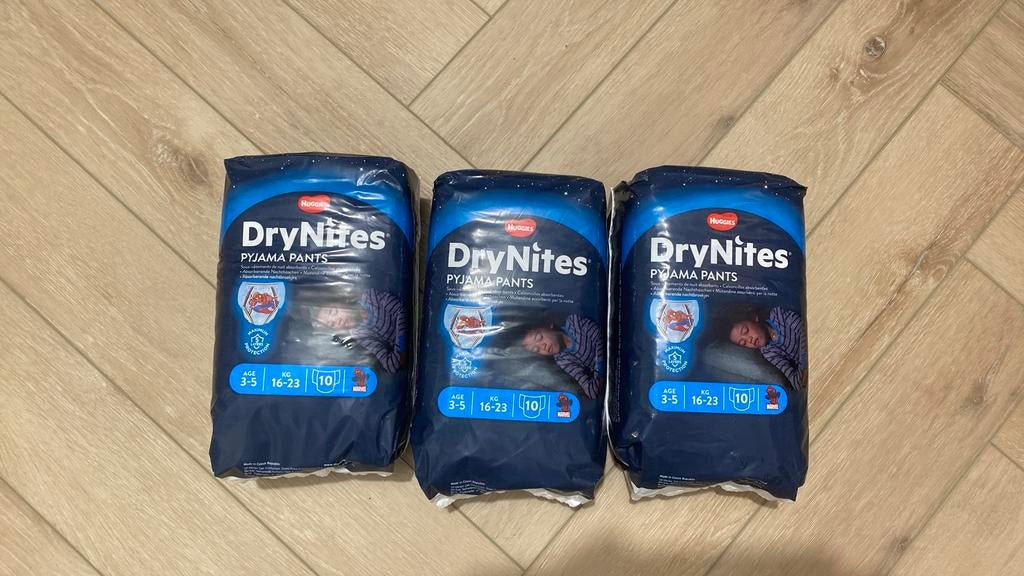 Drynites 3 pakken 30 stuks, Ophalen, Nieuw