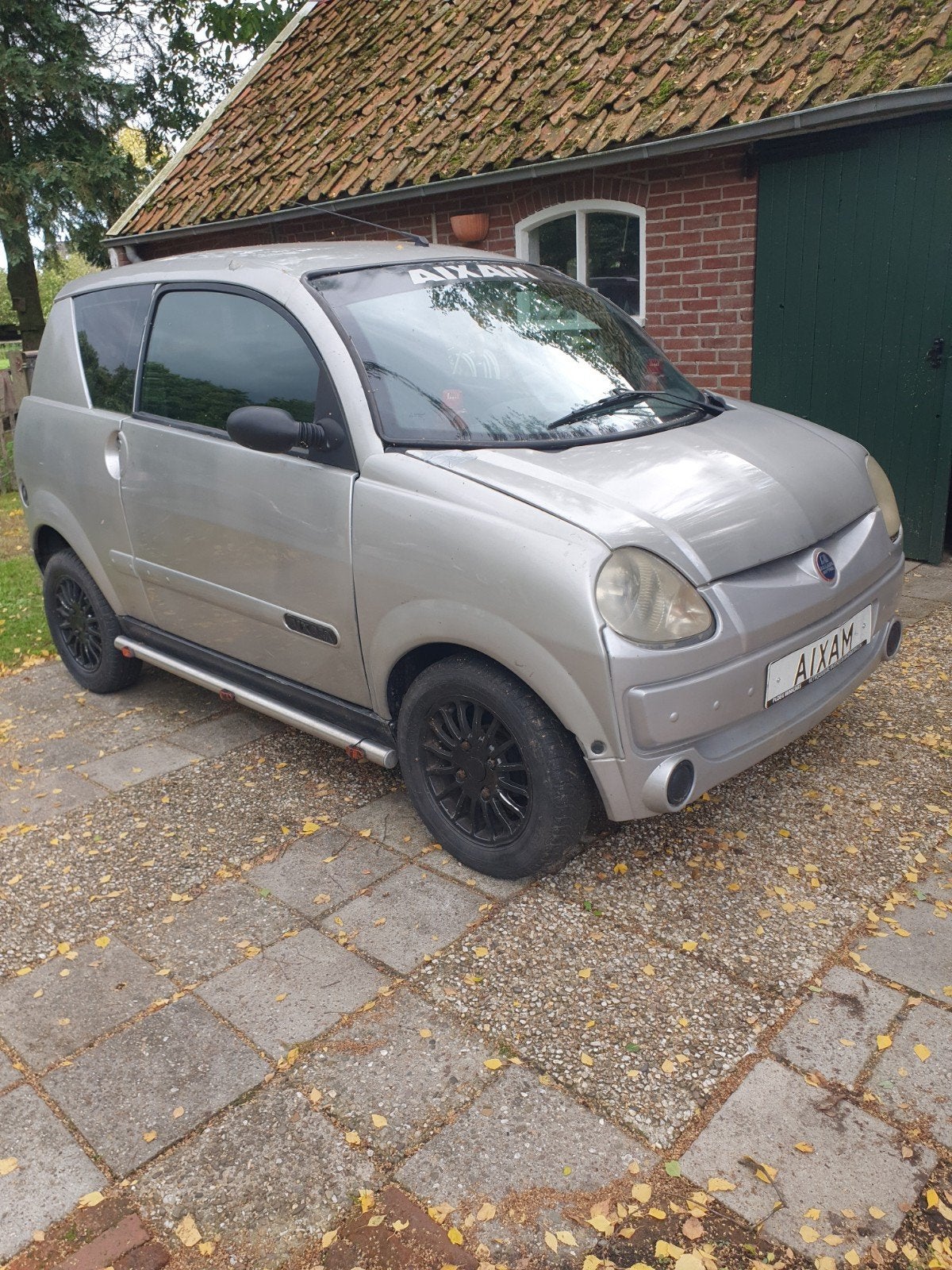 Aixam 741 brommobiel, Auto's, Automaat, Diesel, Particulier, Zilver of Grijs