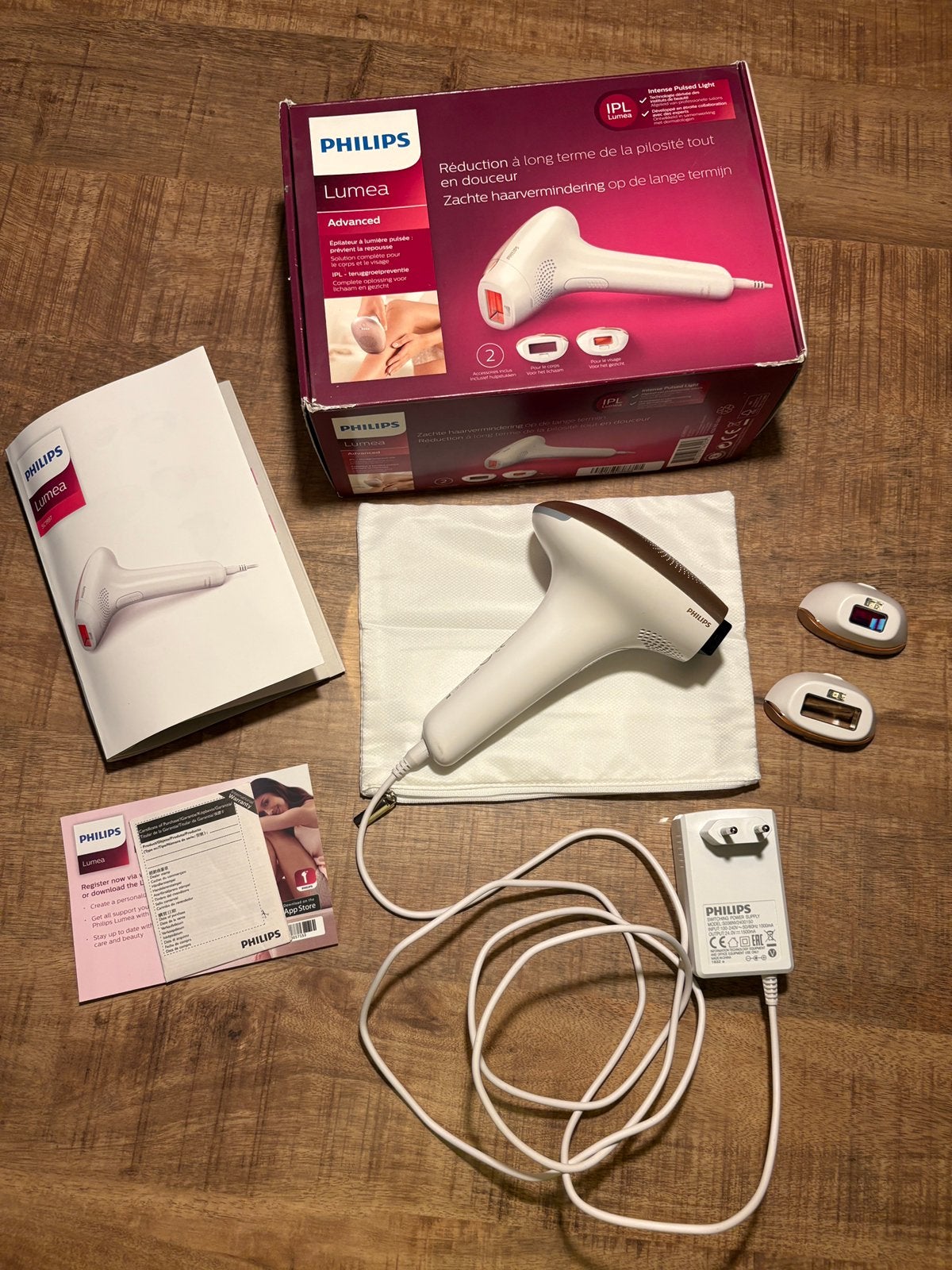 NIEUWSTAAT Philips IPL Laser ontharing, in doos…!, Ophalen of Verzenden, Zo goed als nieuw, Scheren en Epileren