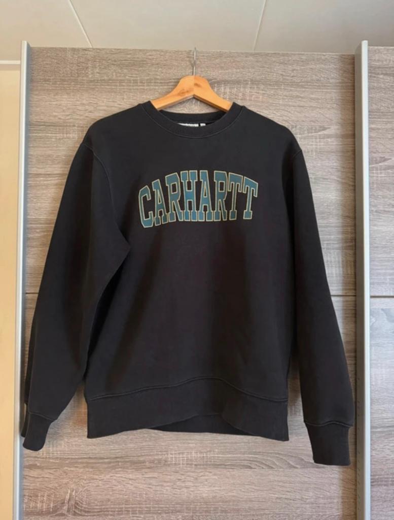 Carhartt WIP black sweater | size small, Ophalen of Verzenden, Zo goed als nieuw, Maat 46 (S) of kleiner, Zwart