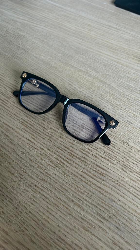 Chrome hearts bril zwart bronze, Sieraden, Tassen en Uiterlijk, Zonnebrillen en Brillen | Dames, Overige merken, Zwart, Nieuw