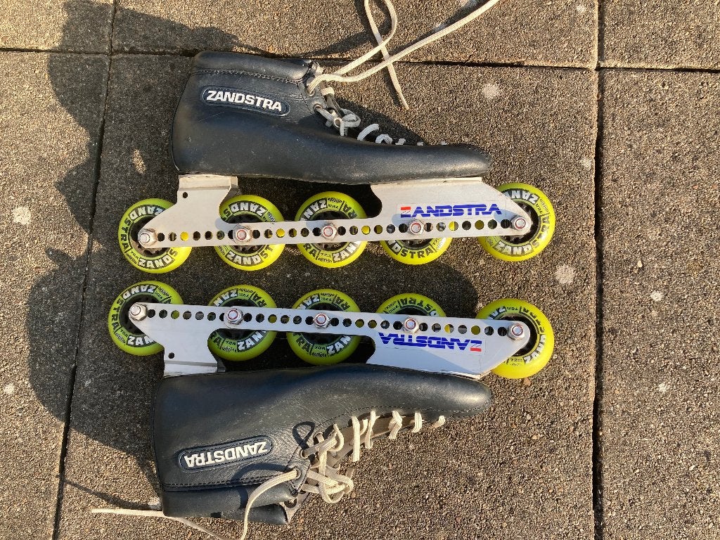 Zandstra Skeelers met 5 wielen, Sport en Fitness, Overige merken, Inline skates 5 wielen, Ophalen of Verzenden, Zo goed als nieuw
