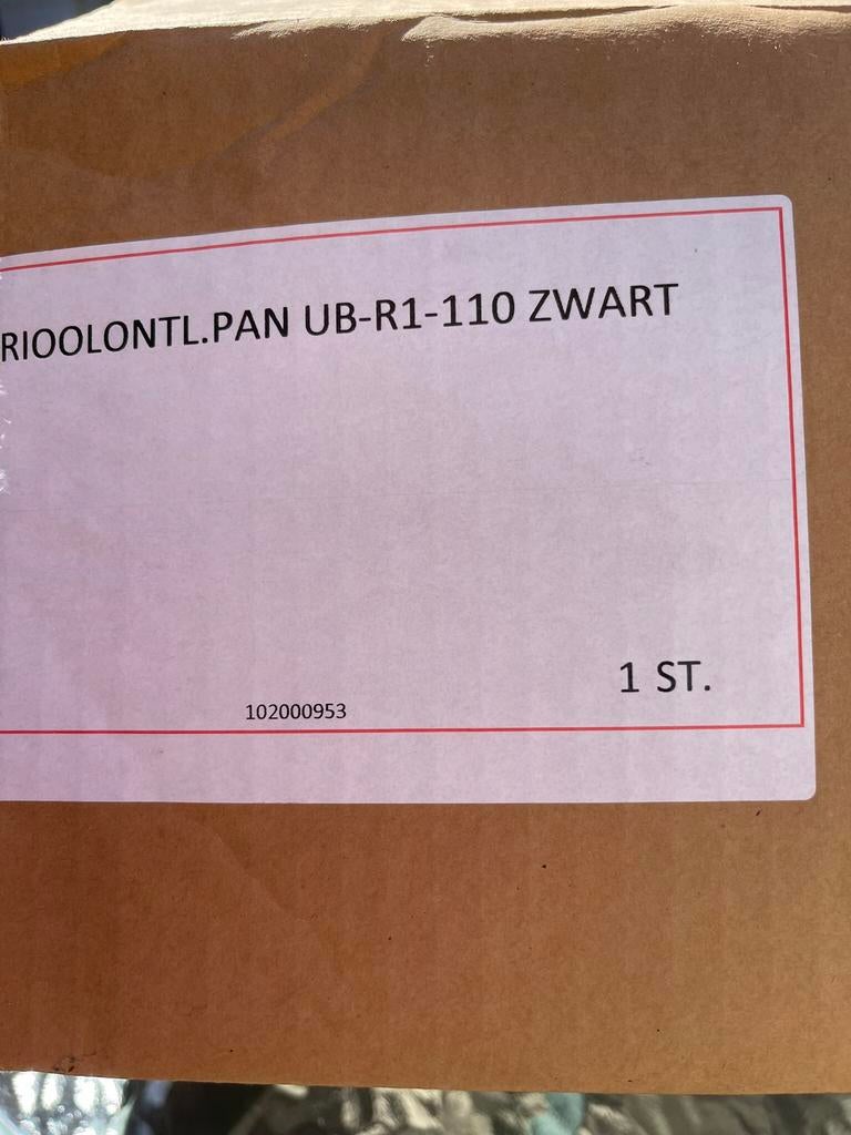 Ubbink rioolpan, Ophalen, Nieuw