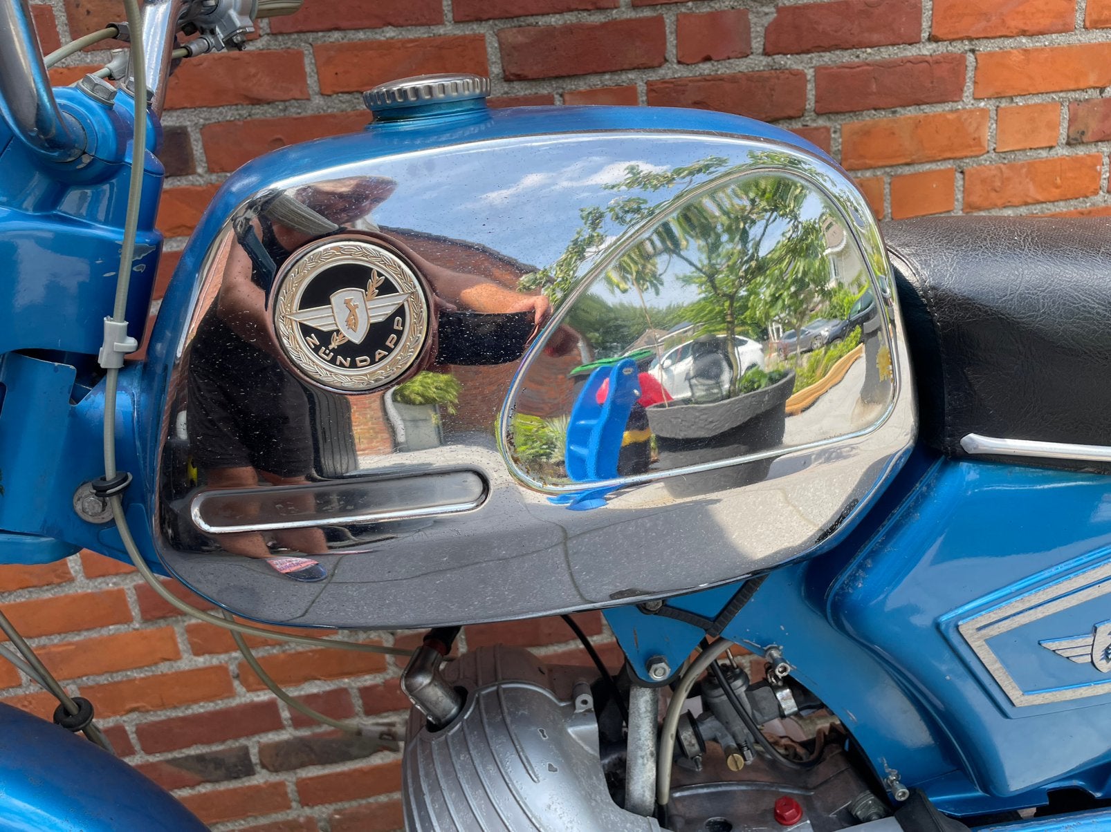 Zundapp 517 klotenstoter tank, Fietsen en Brommers, Brommeronderdelen | Zundapp, Gebruikt, Tank, Ophalen of Verzenden