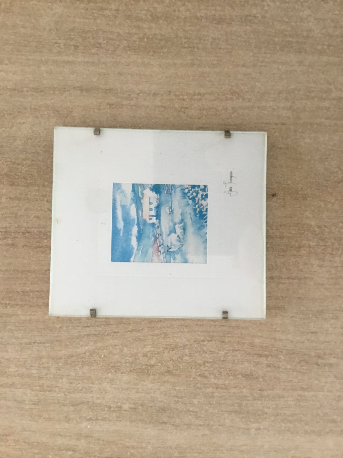 Landschap aquarel van Jane Thomsen, Ophalen