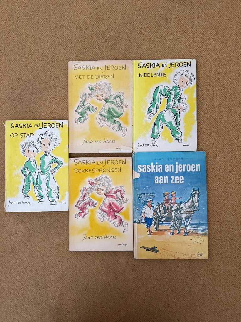 Saskia en Jeroen boekenreeks - 5 delen van Jaap ter Haar, Fictie algemeen, Jaap ter Haar, Ophalen, Gelezen