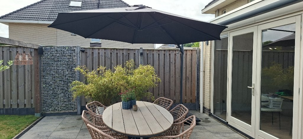 Parasol, Tuin en Terras, Ophalen, Kantelbaar, Gebruikt, Zweefparasol