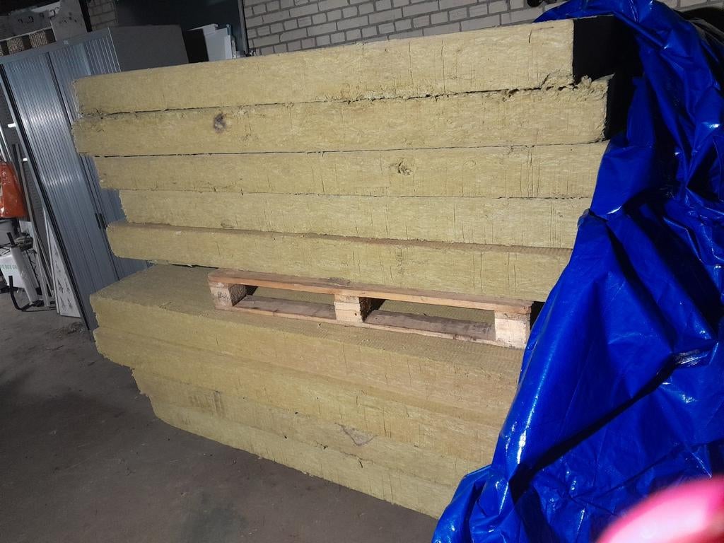 Isolatie platen steenwol 140 mm dik, Doe-het-zelf en Verbouw, Isolatie en Afdichting, Ophalen, Dakisolatie, 12 cm of meer, Nieuw