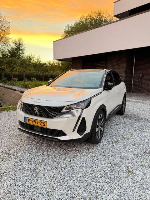 Peugeot 3008 1.6 Plug-in Hybrid4 300pk E 2021 paarlemoer Wit, Auto's, 1250 kg, Euro 6, 4 cilinders, Wit