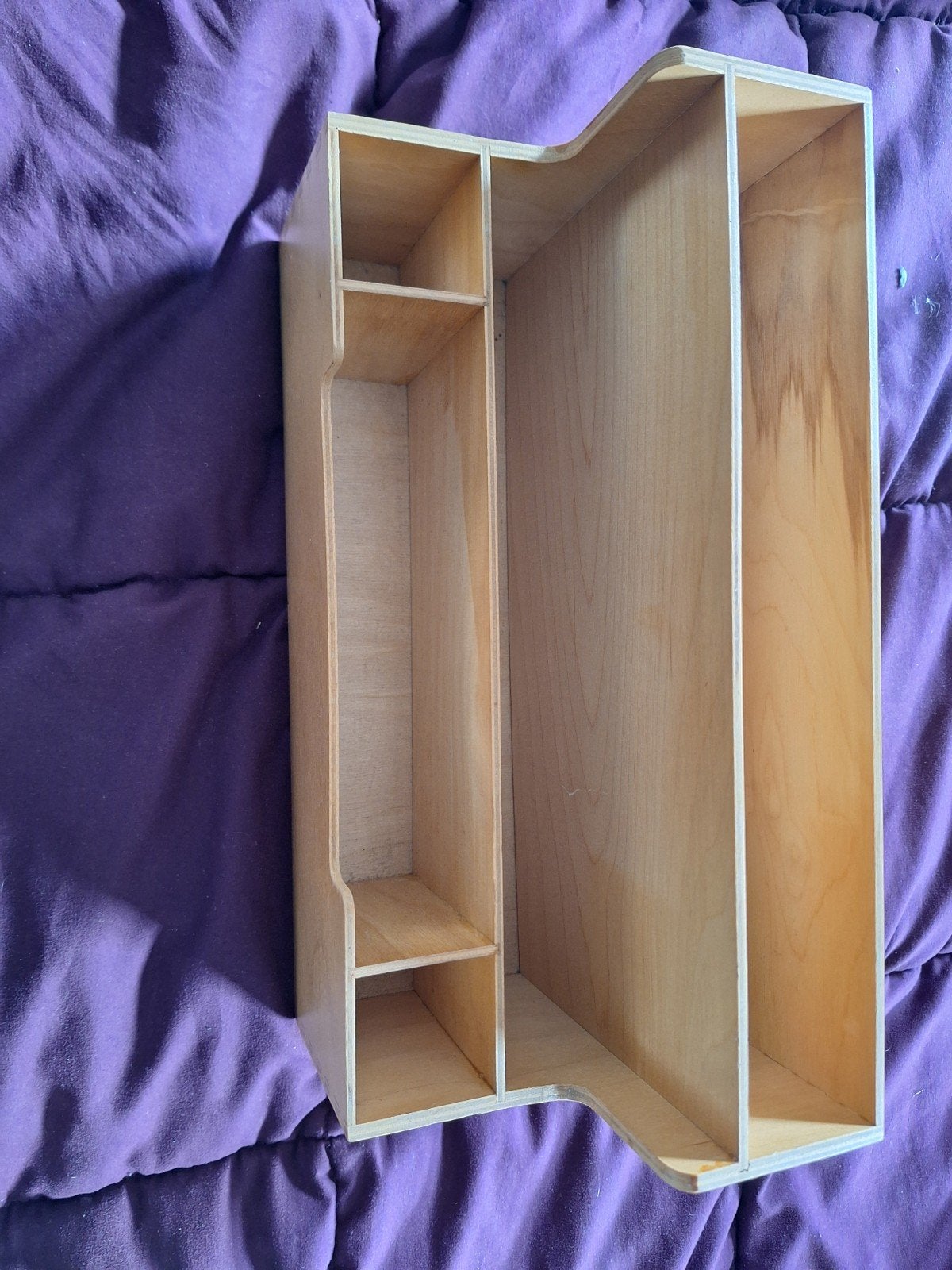 Houten bureau-organizer met vakken, Ophalen, Gebruikt