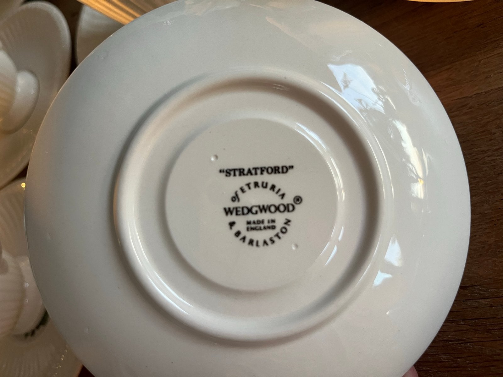 Wedgwood "Stratford" servies - 6 kopjes en schotels, Ophalen