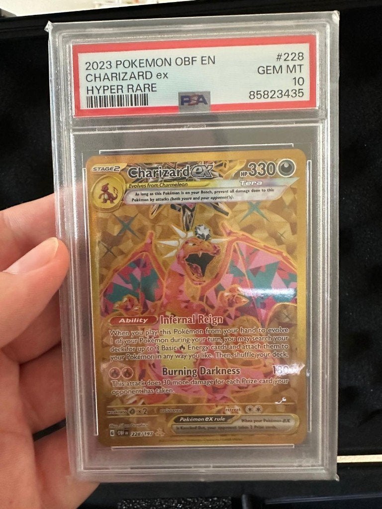 Charizard ex 228 PSA 10, Ophalen of Verzenden, Nieuw