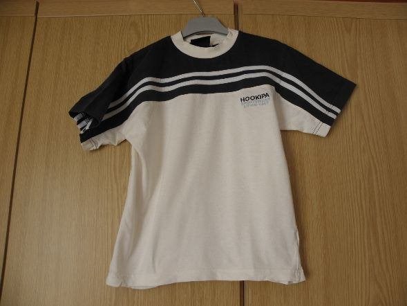 Goedkoop off white zwart katoenen shirt HOOKIPA mt 140 goed, Hookipa, Gebruikt, Ophalen of Verzenden, Shirt of Longsleeve