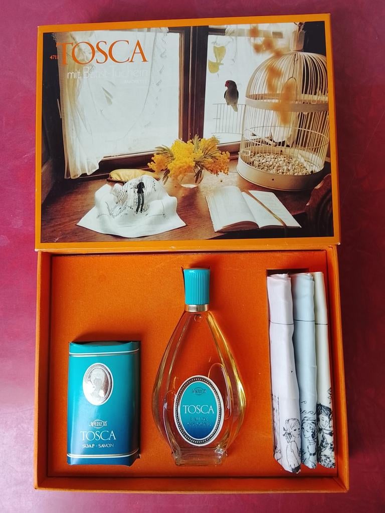 Tosca 4711 vintage, Verzamelen, Parfumverzamelingen, Ophalen of Verzenden, Parfumfles