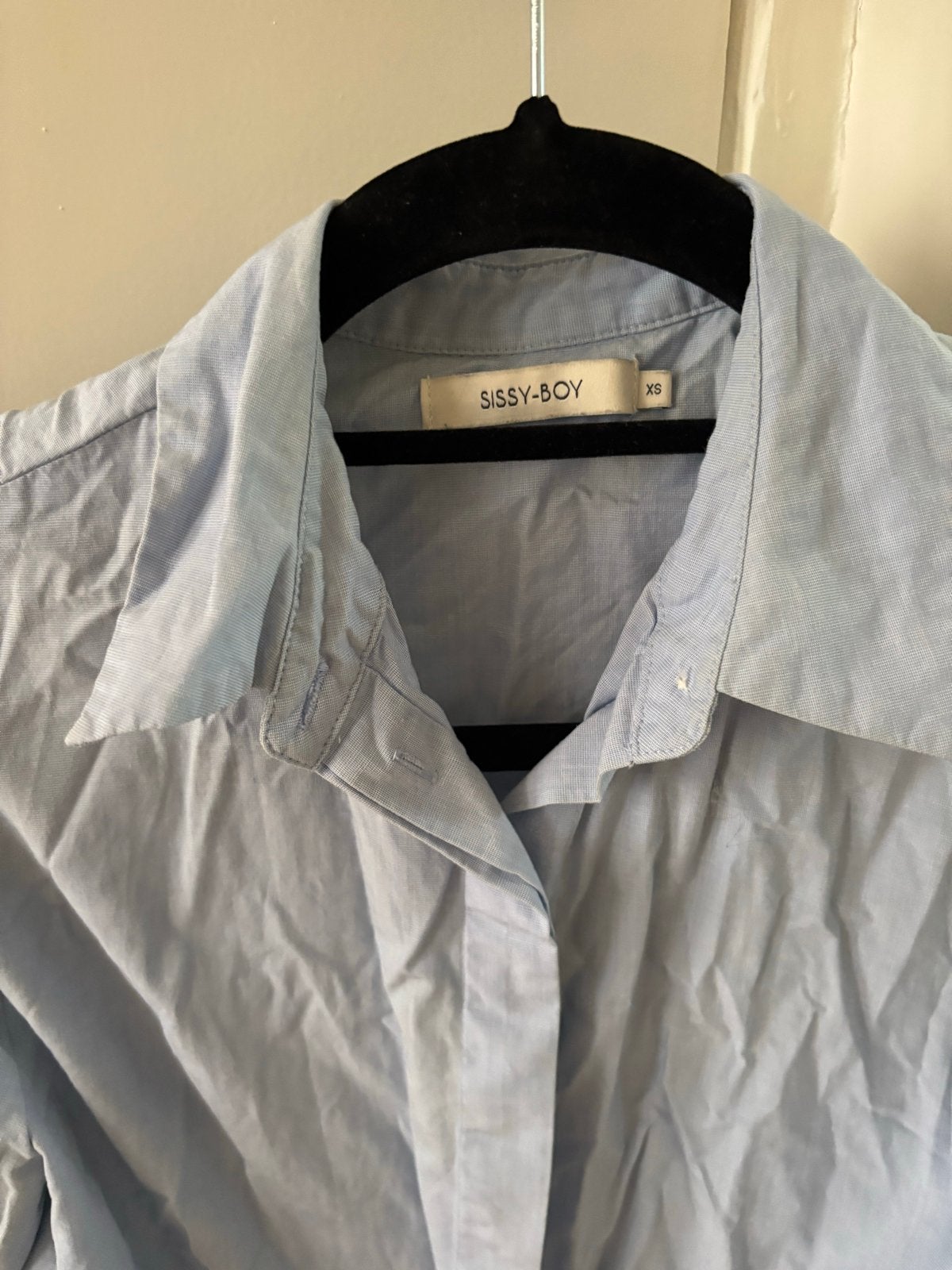 Sissy-Boy blouse maat XS - lichtblauw, Ophalen of Verzenden, Zo goed als nieuw, Maat 34 (XS) of kleiner, Blauw