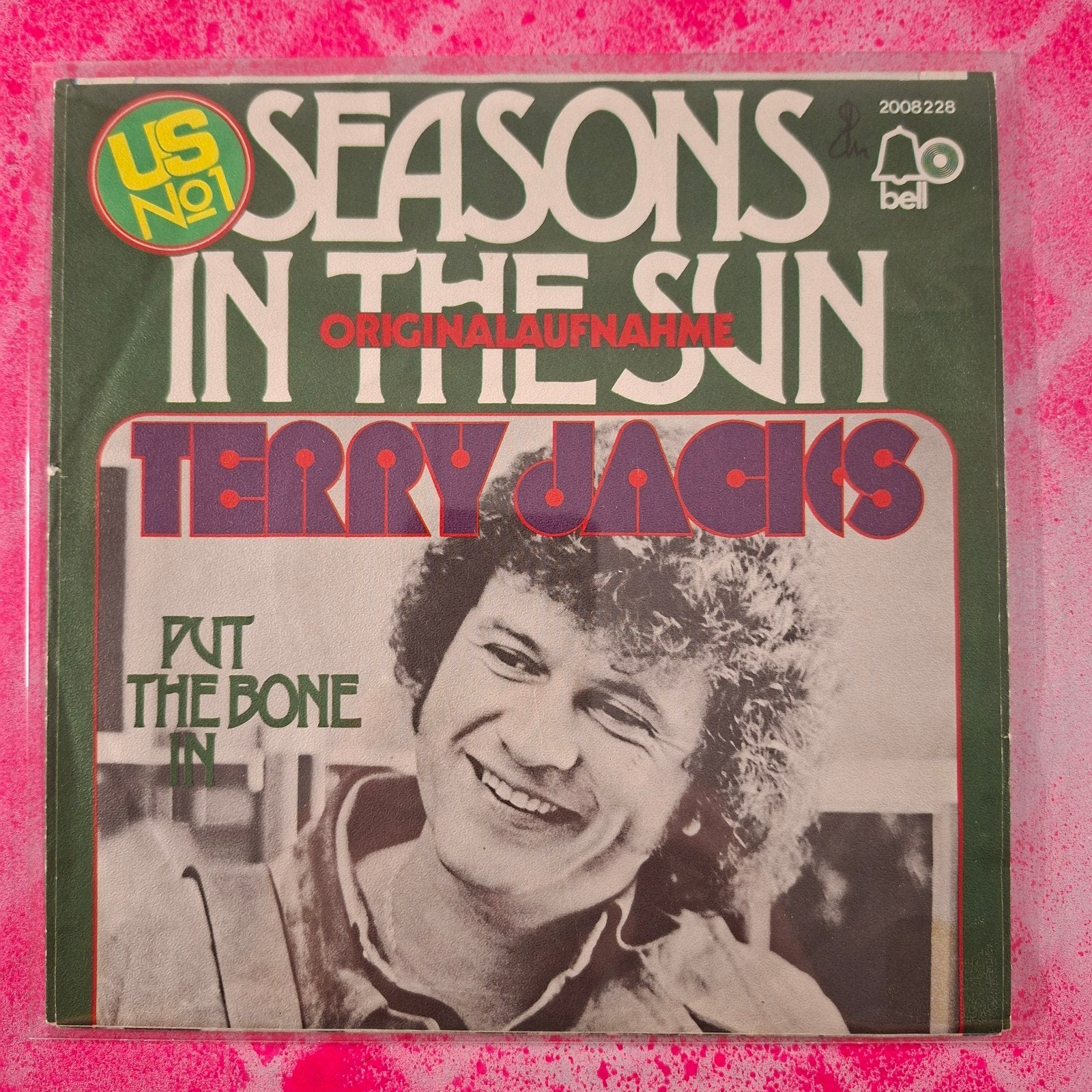 Terry Jacks Seasons in the sun single, Cd's en Dvd's, Gebruikt, 7 inch, Pop, Overige typen