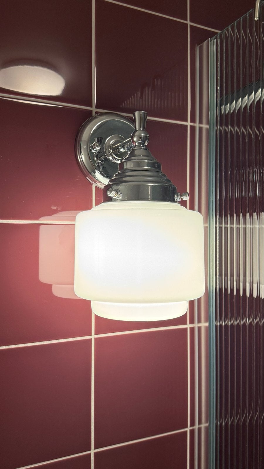 2 Art Deco Wandlampen - Artdecowebwinkelpuntcom, Huis en Inrichting, Indirect licht, Zo goed als nieuw, Overige merken, Metaal