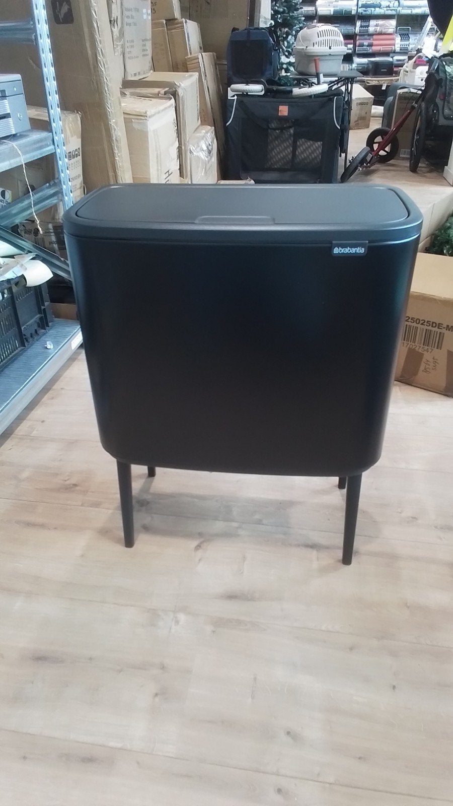 Brabantia Bo Touch Bin Prullenbak 3x11L - Mat Zwart, Zwart, Nieuw, Brabantia, De Haansberg 20, 5707 CT Helmond, Nederland