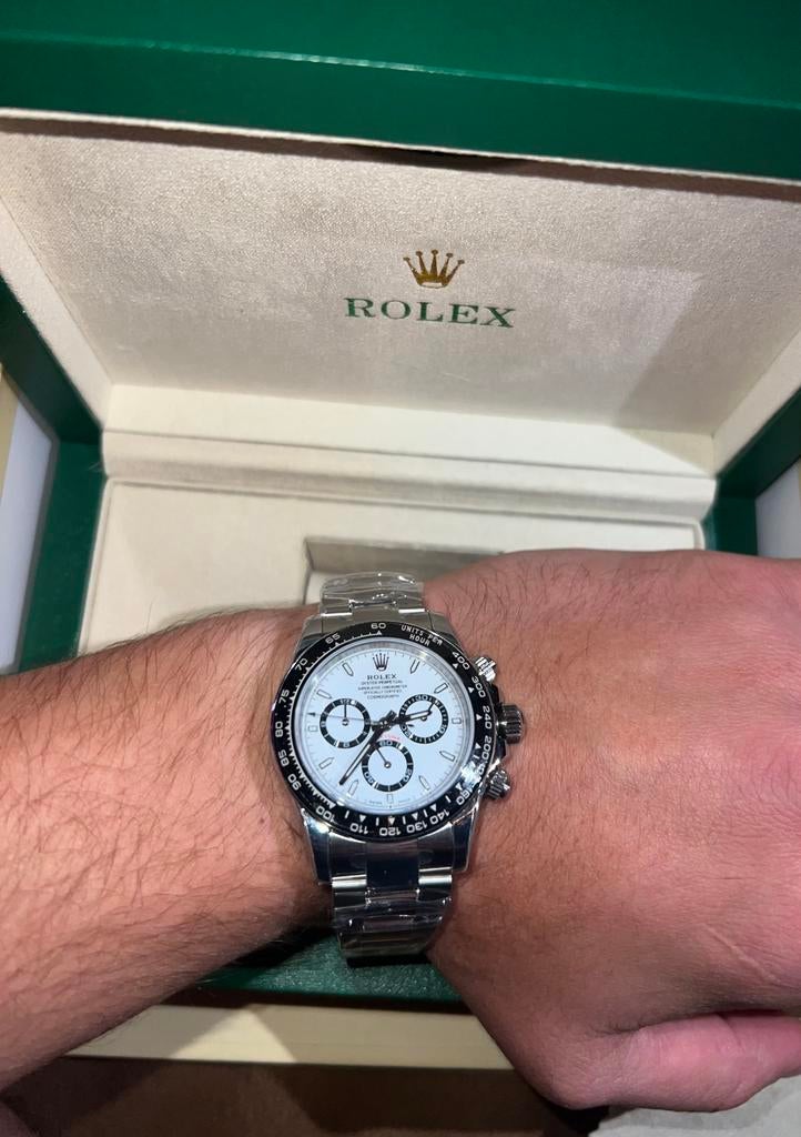 ROLEX DAYTONA 126500LN NEW, Ophalen of Verzenden, Zo goed als nieuw, Staal, Rolex