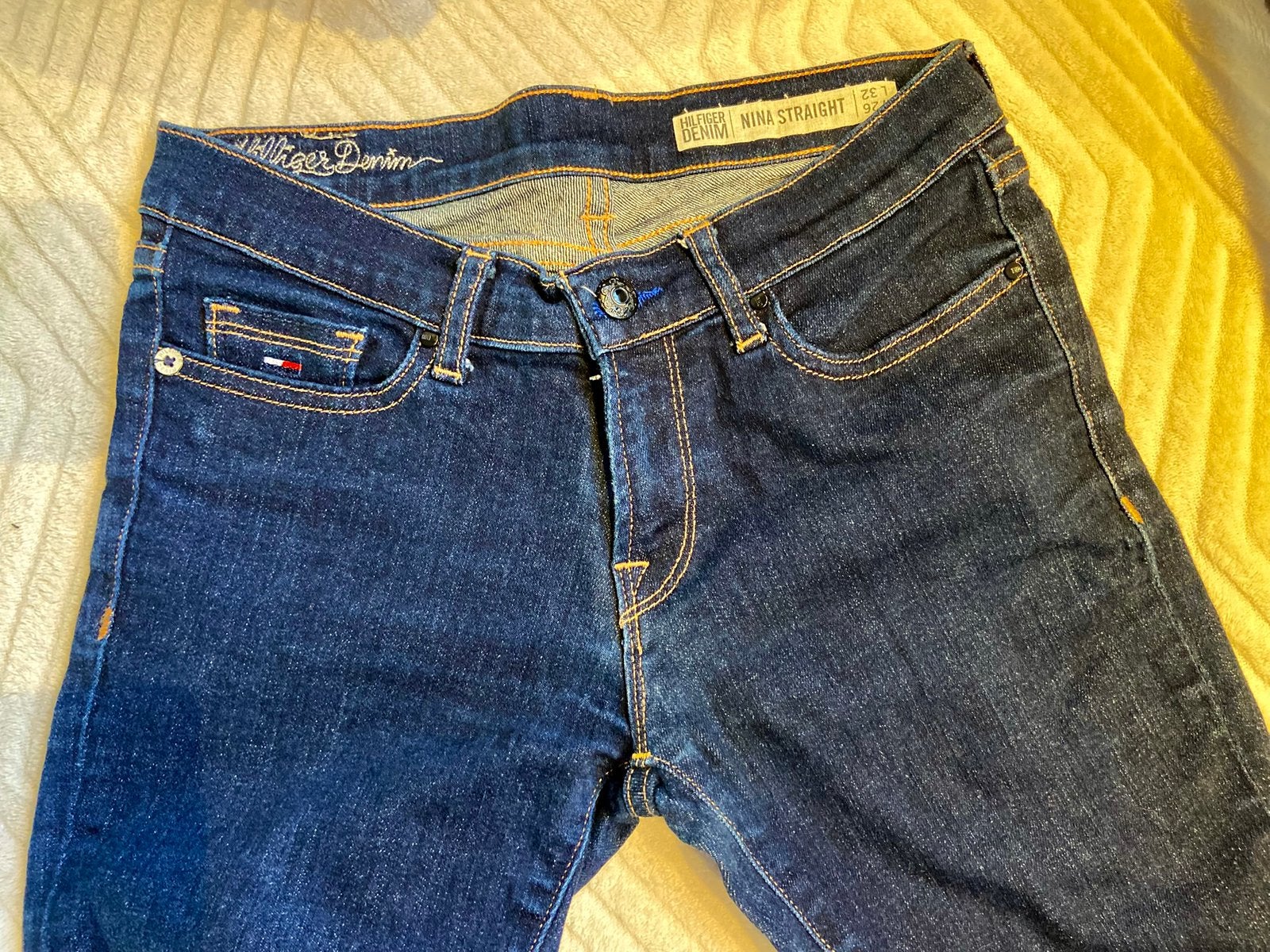 Tommy Hilfiger Spijkerbroek, Kleding | Heren, Spijkerbroeken en Jeans, Ophalen of Verzenden, Zo goed als nieuw, Blauw, W32 (confectie 46) of kleiner