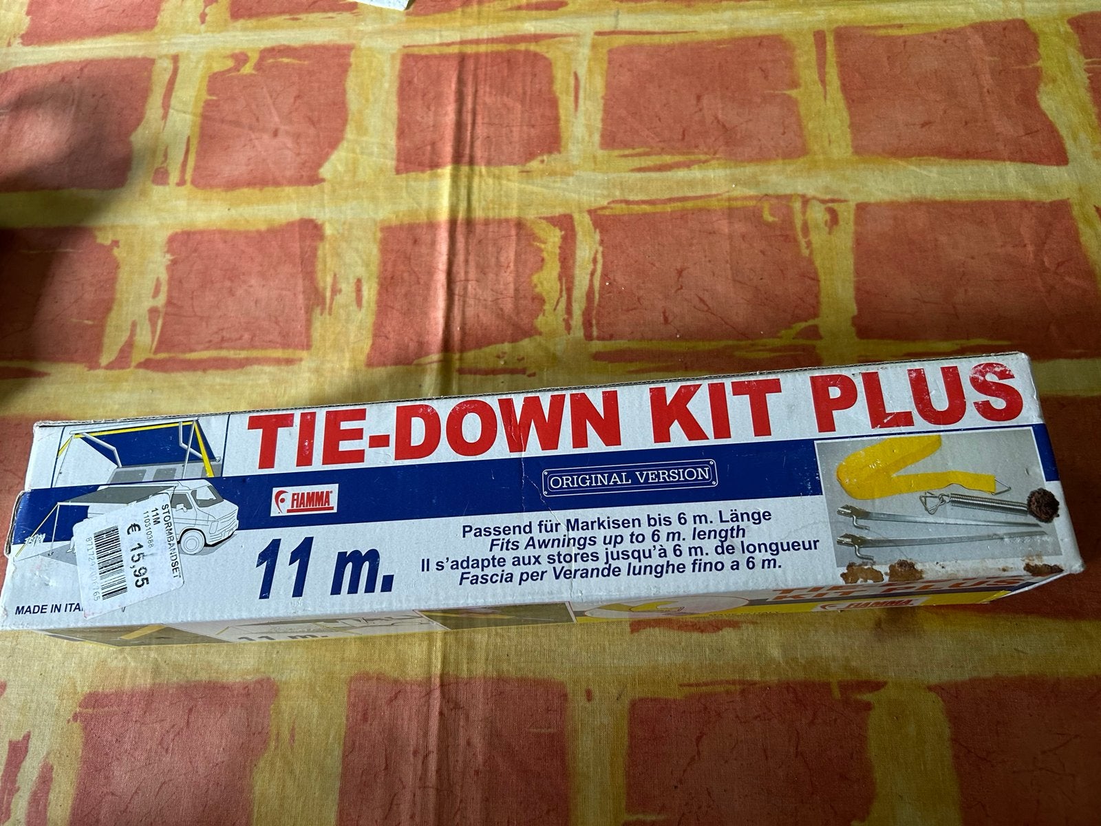 Fiamma Tie-Down Kit Plus - Luifelbevestiging, Caravans en Kamperen, Caravan accessoires, Zo goed als nieuw, Ophalen of Verzenden