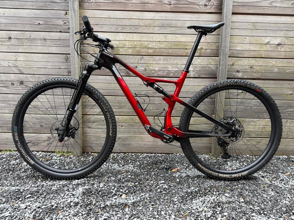 Cannondale Scalpel Carbon 3 - Maat L - Carbon wielen (Lefty), Fietsen en Brommers, Fietsen | Mountainbikes en ATB, Fully, Zo goed als nieuw